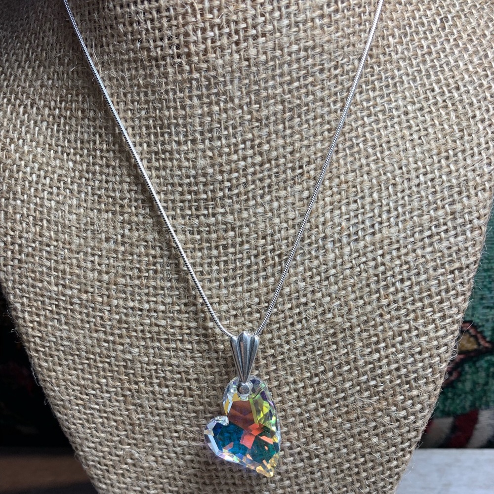 Handmade Swarovski “Devoted 2 U” Crystal Necklace - Picture 5 of 6